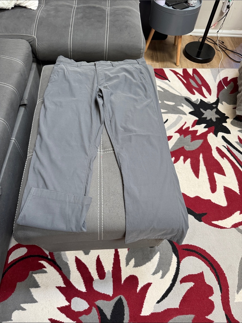 Eddie Bauer Men's Gray Chinos